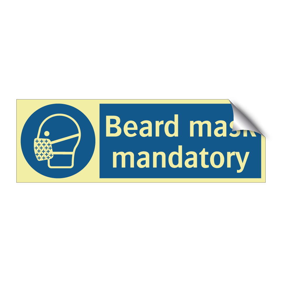 Beard mask mandatory