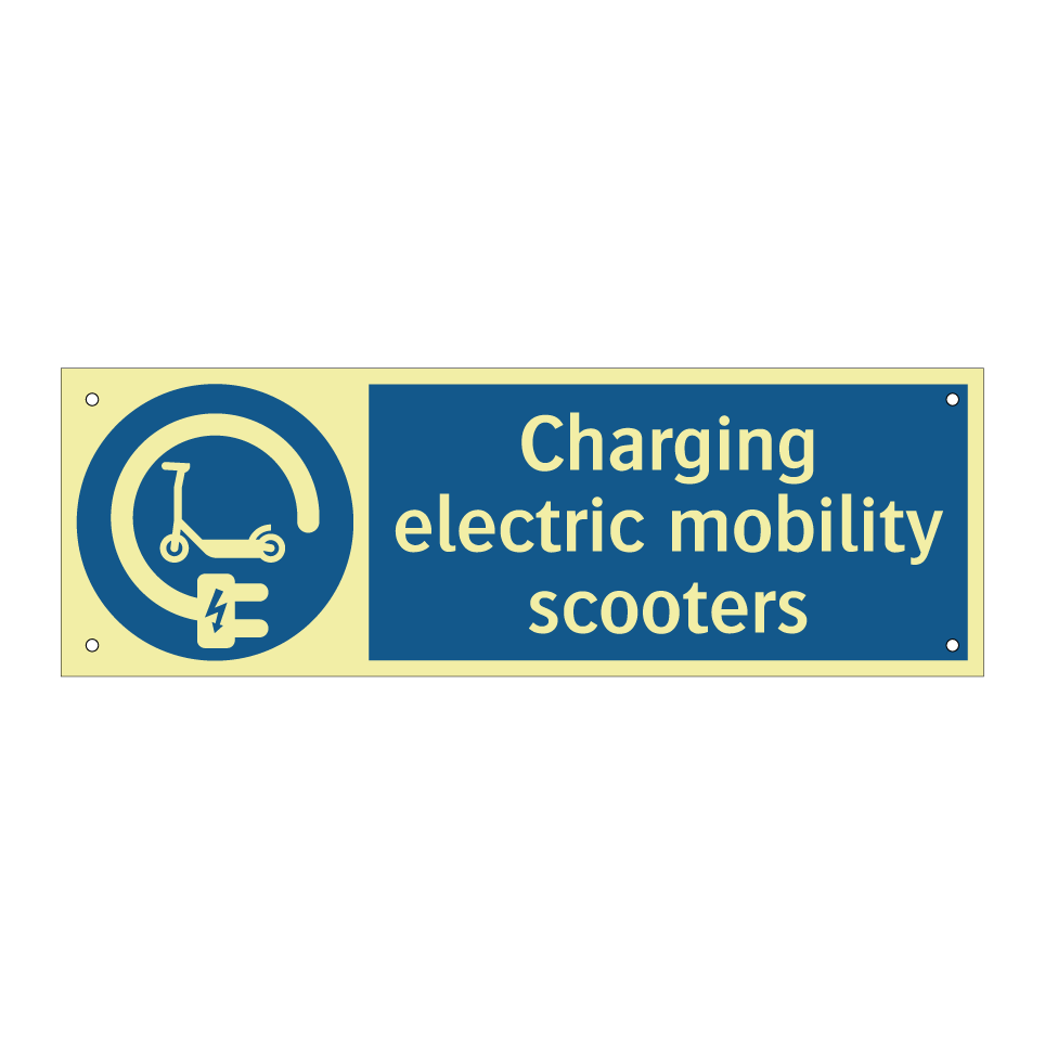 Charging electric mobility scooters