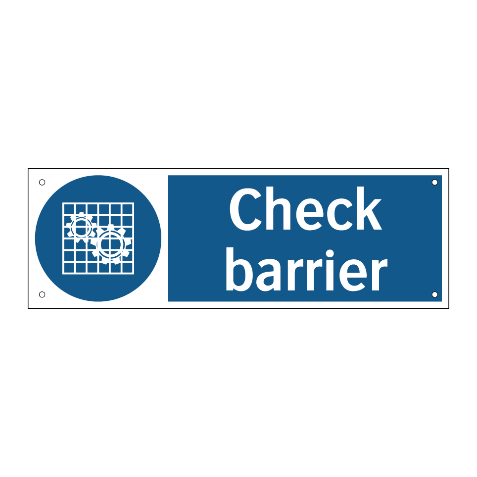 Check barrier