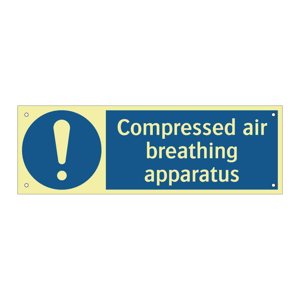 Compressed air breathing apparatus