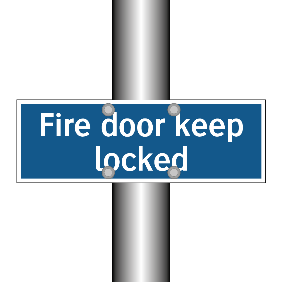 Fire door keep locked
