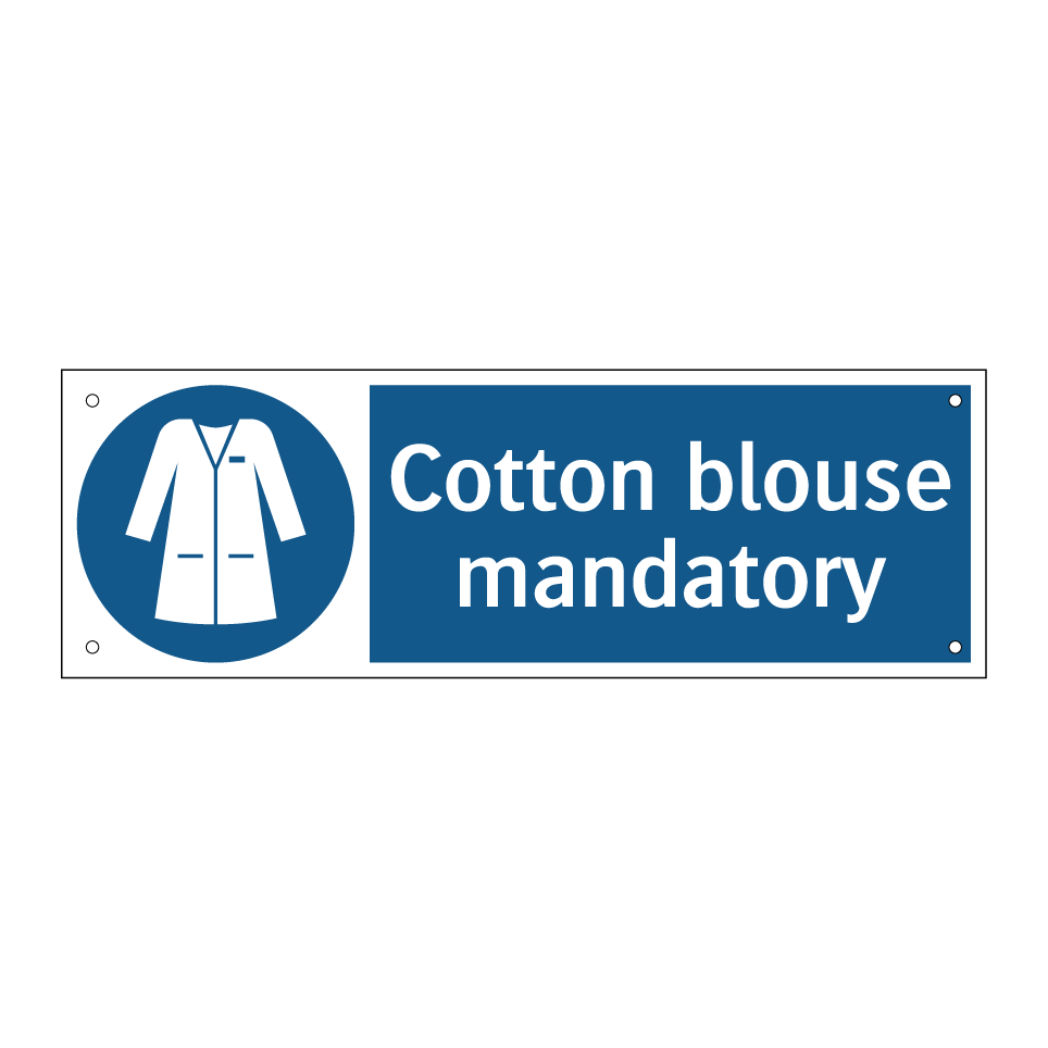Cotton blouse mandatory