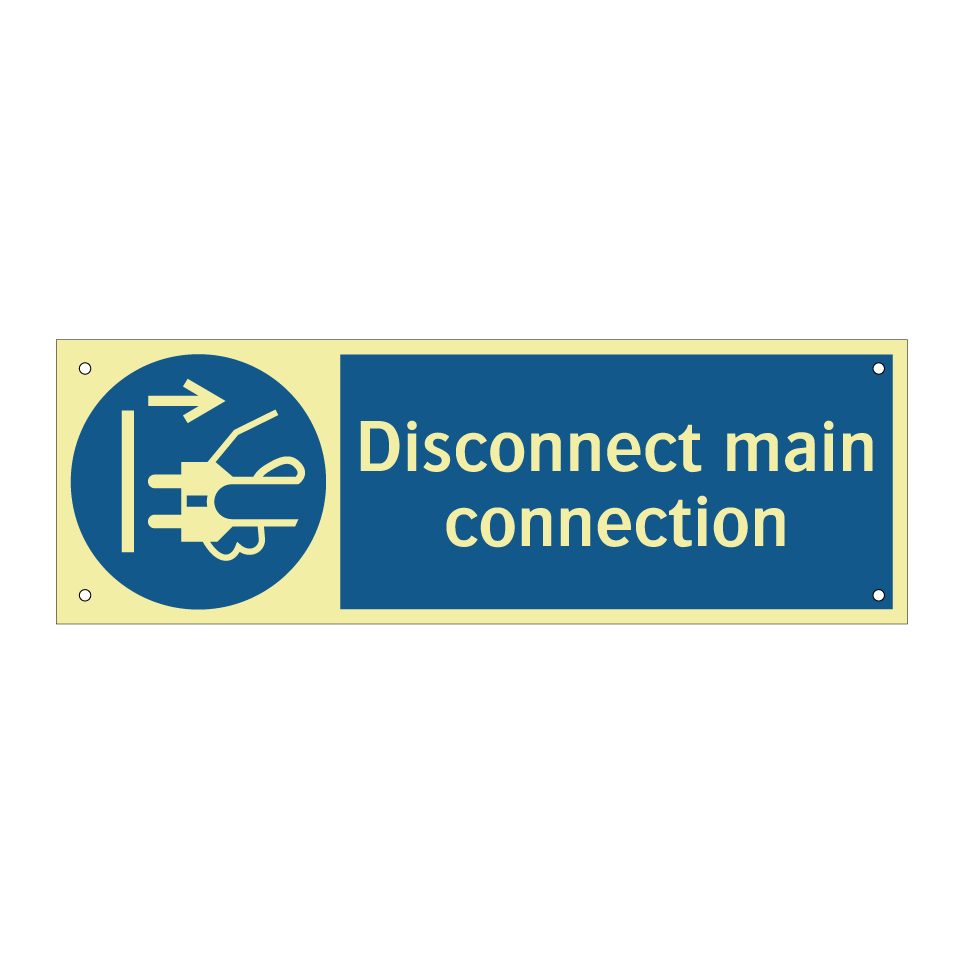 Disconnect main connection