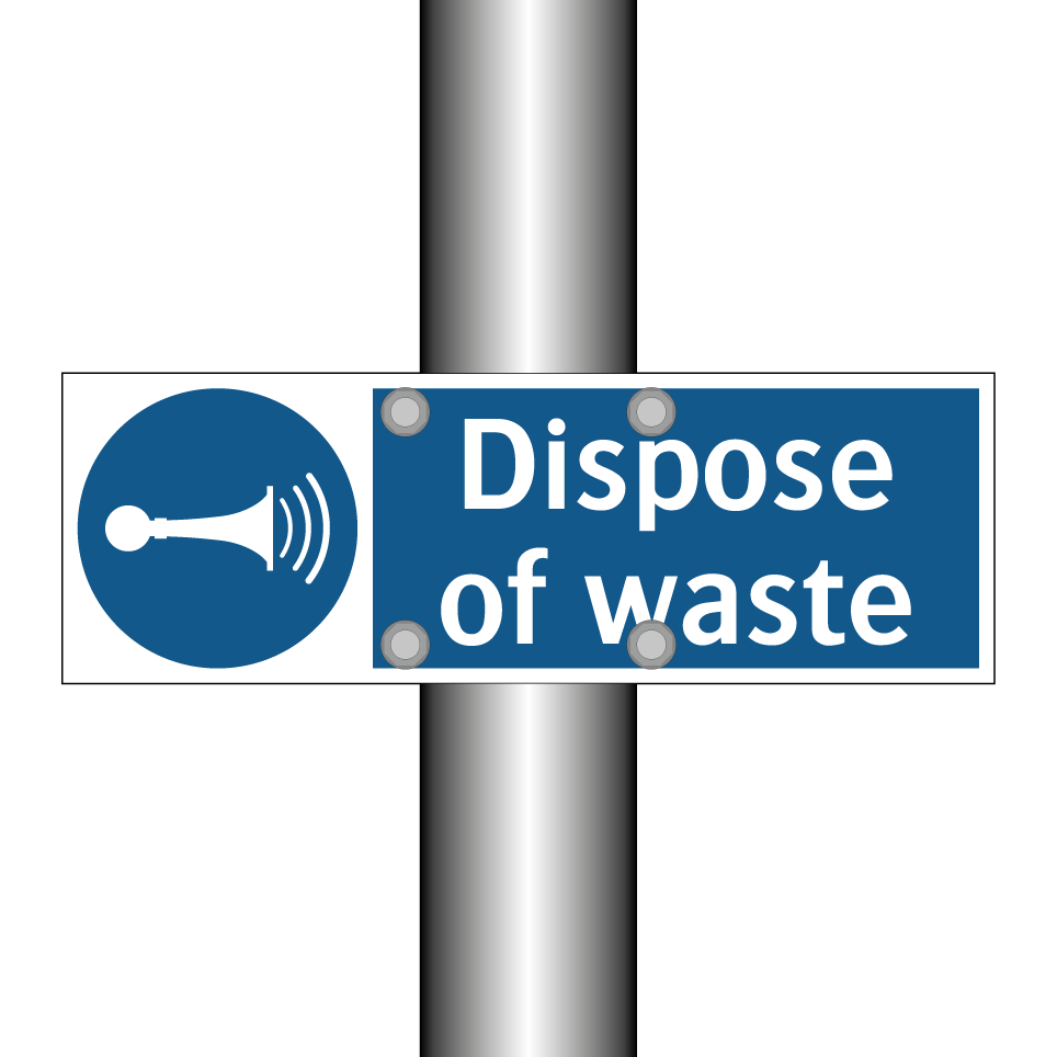 Dispose of waste