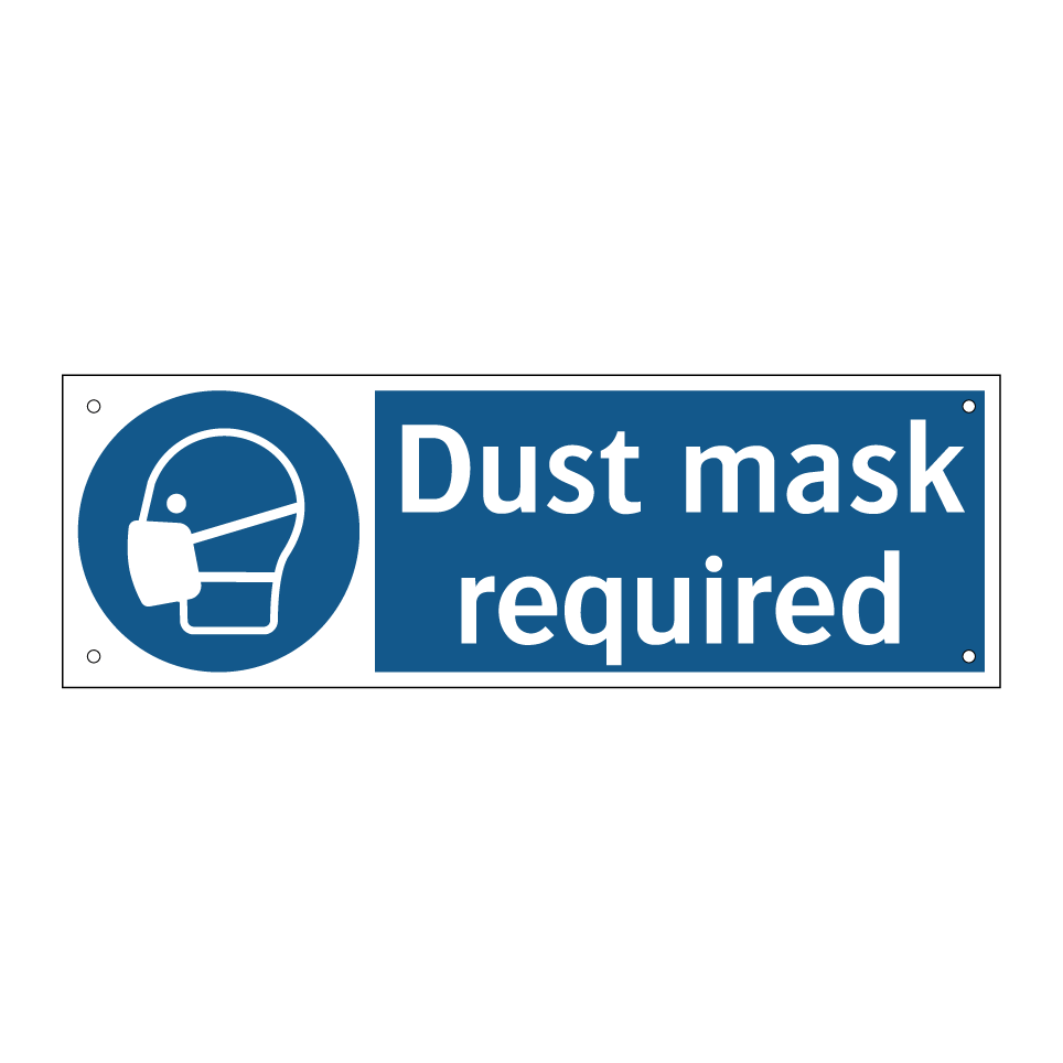 Dust mask required
