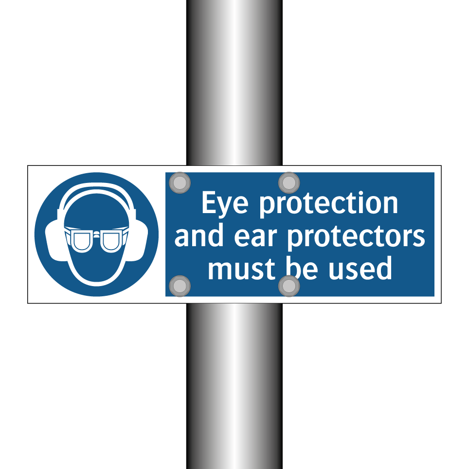 Eye protection and ear protectors must be used