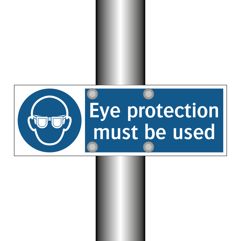 Eye protection must be used