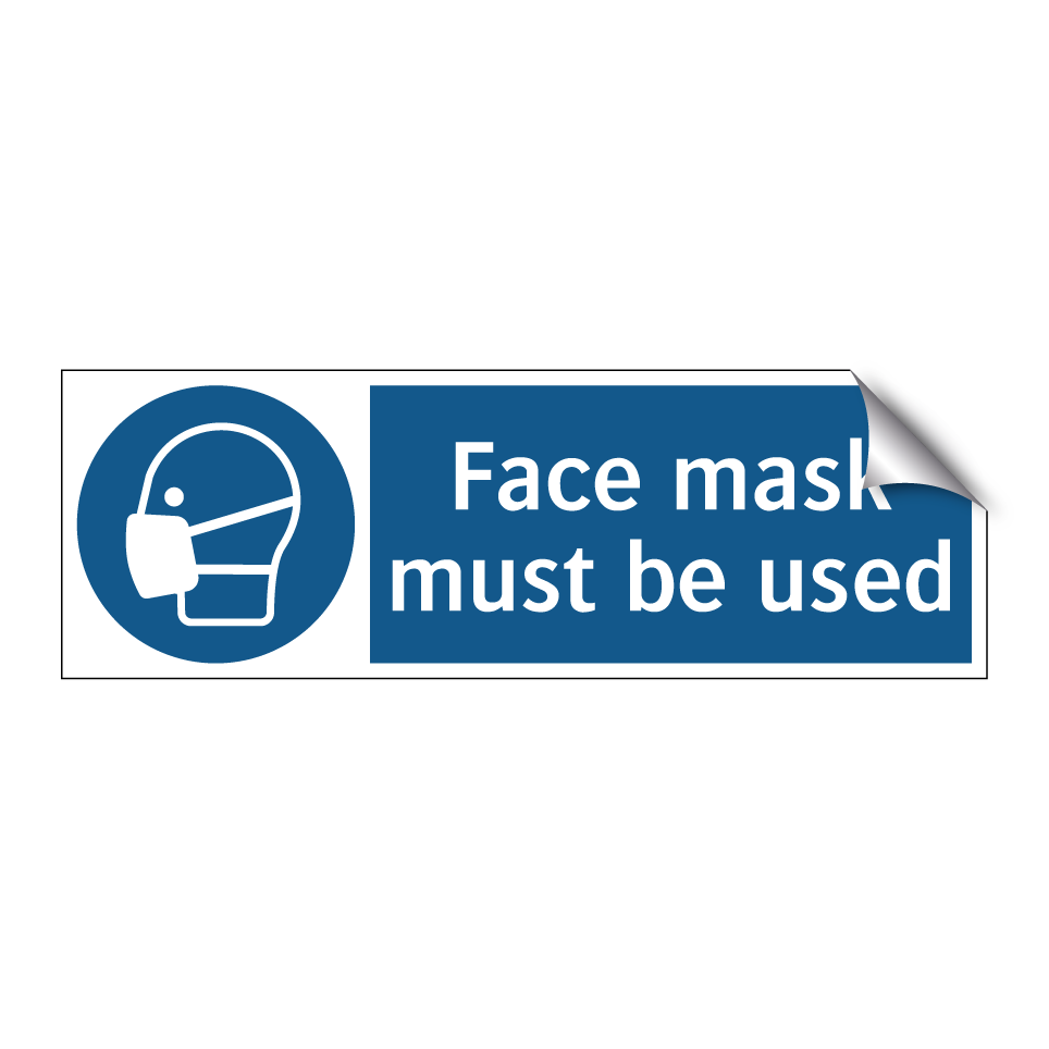 Face mask must be used