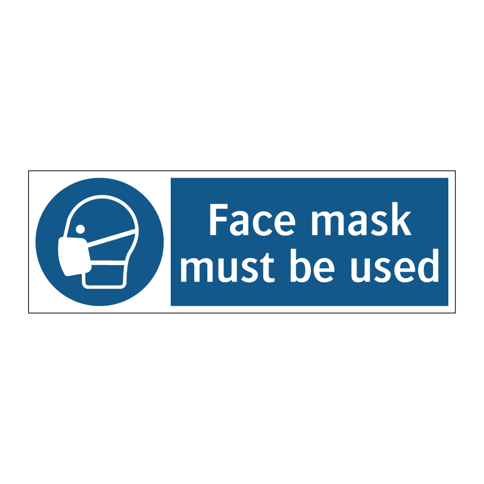 Face mask must be used