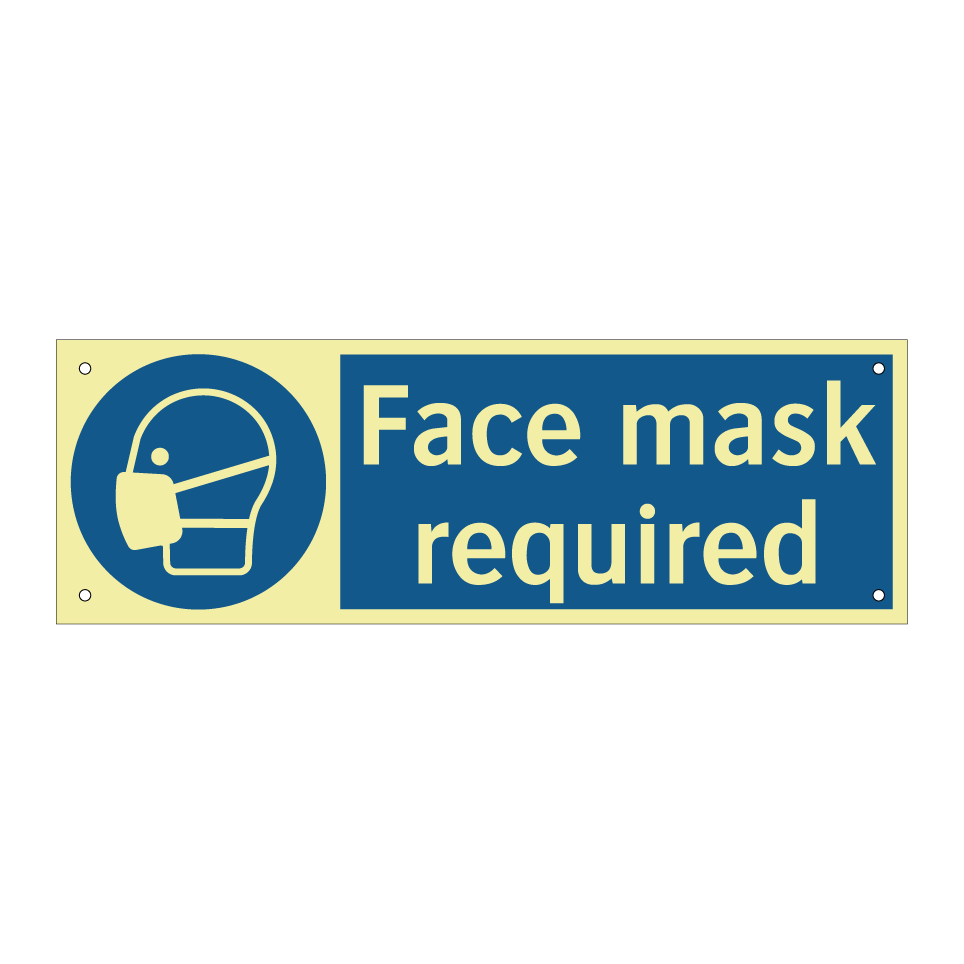 Face mask required