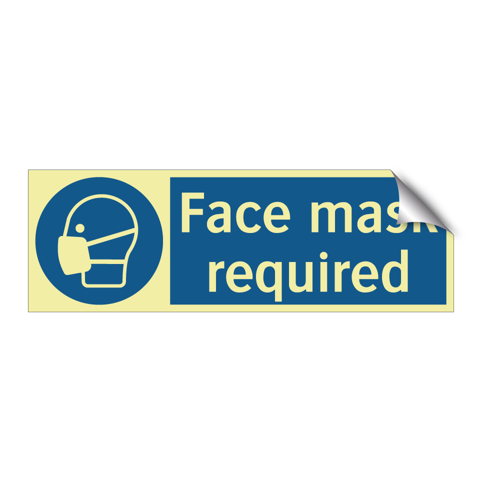 Face mask required