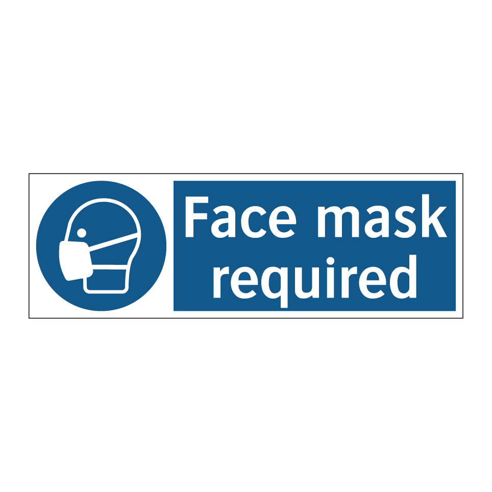 Face mask required