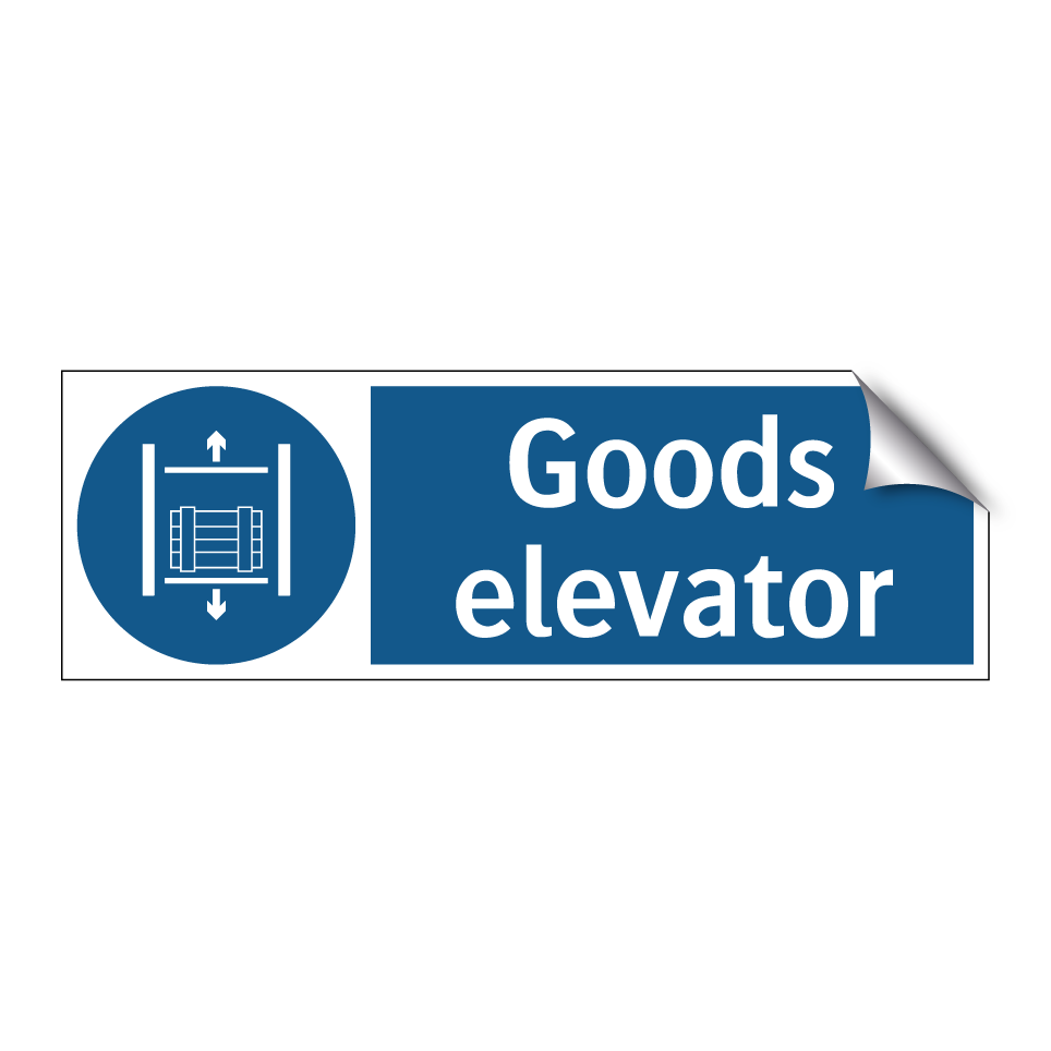 Goods elevator