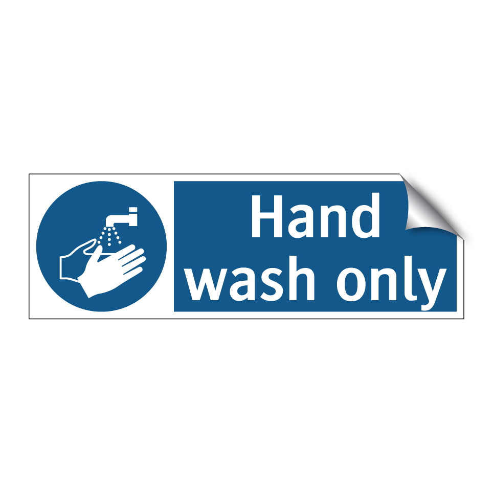 Hand wash only