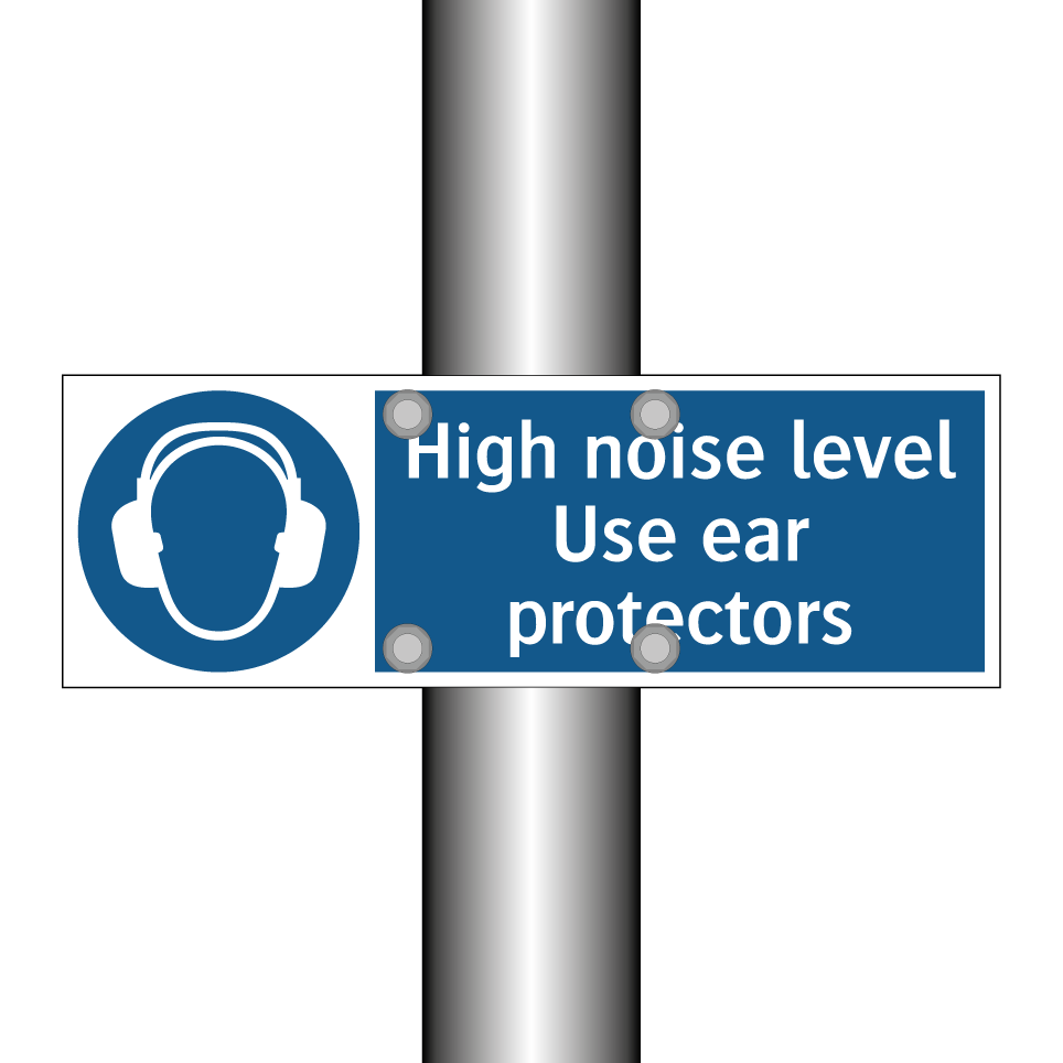 High noise level Use ear protectors