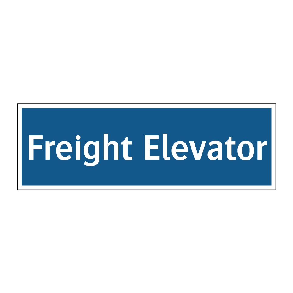 Freight Elevator
