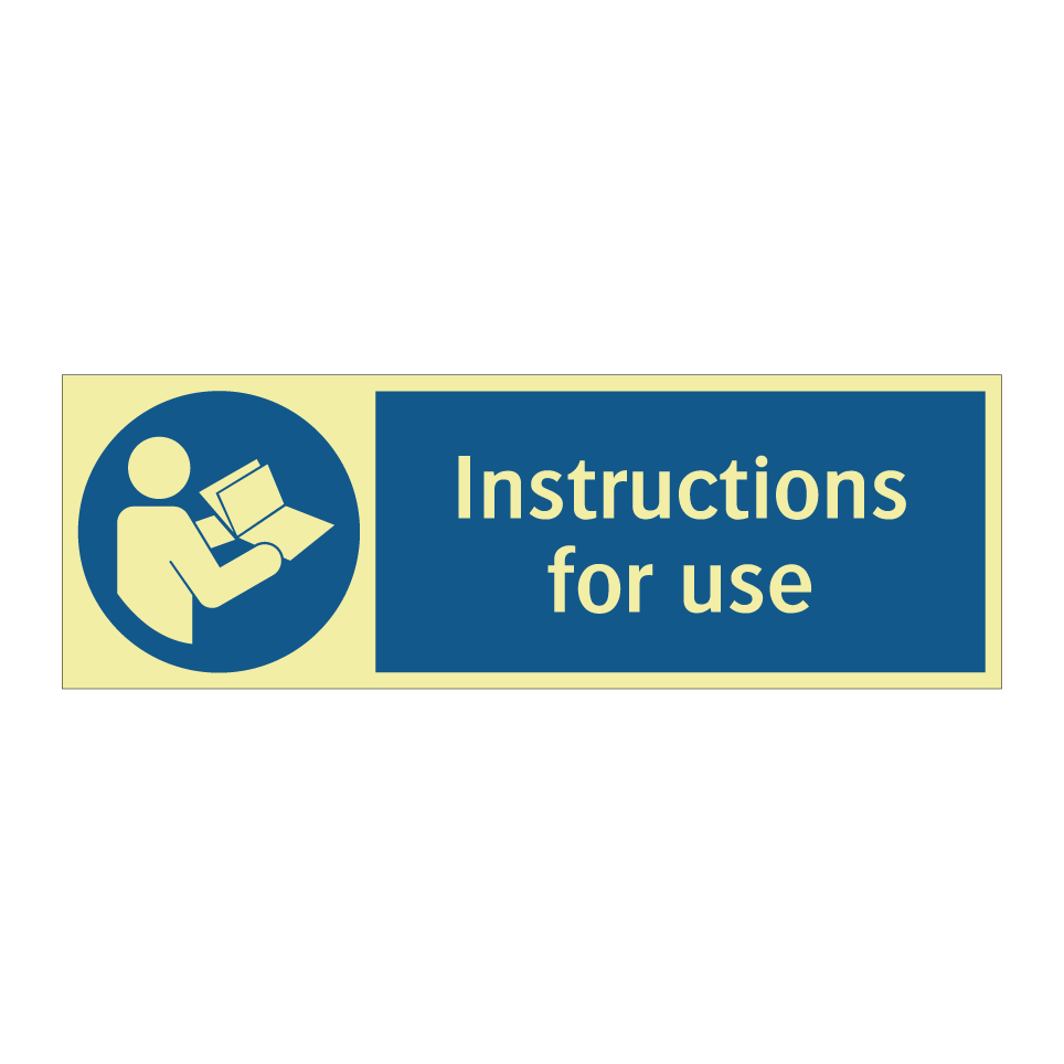 Instructions for use