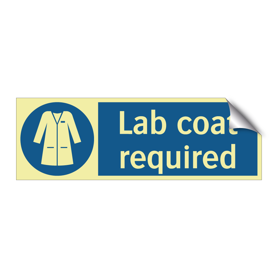 Lab coat required