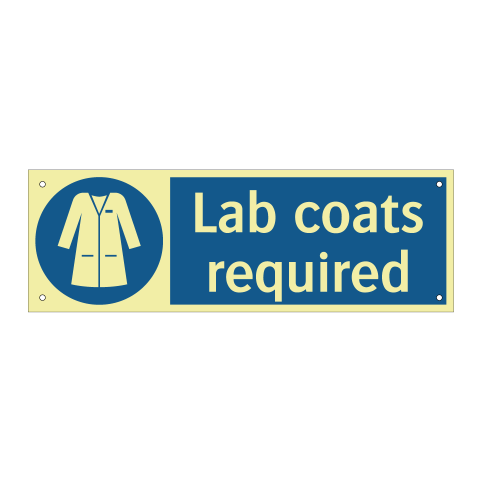 Lab coats required