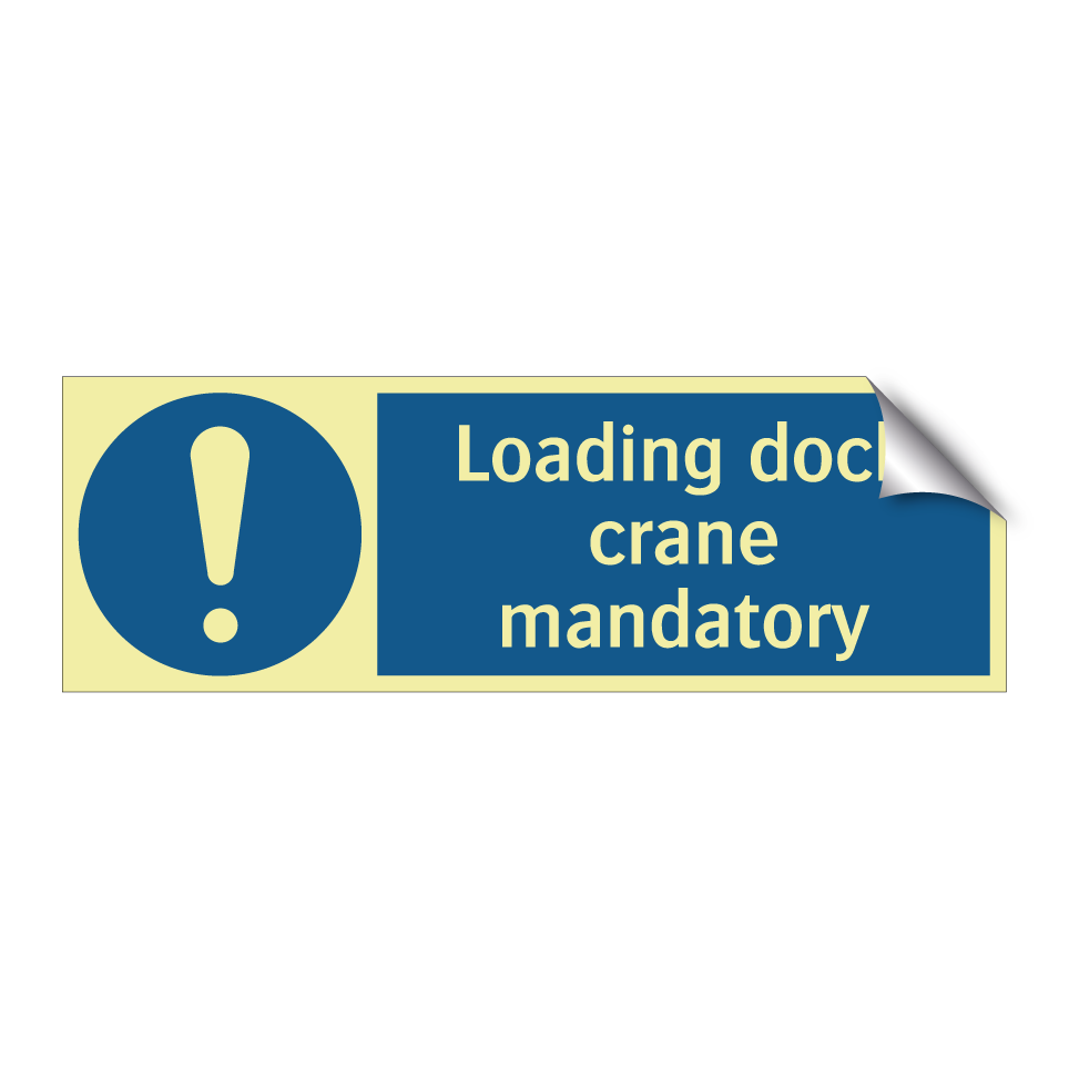 Loading dock crane mandatory