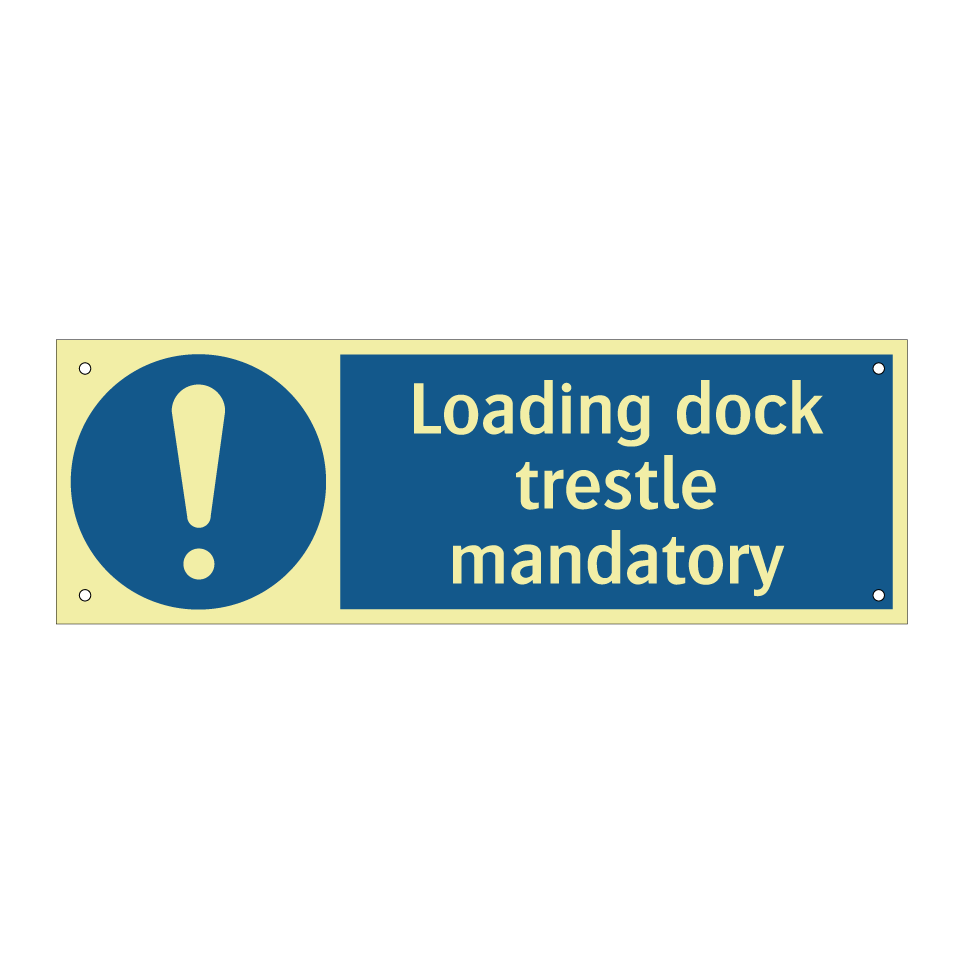 Loading dock trestle mandatory