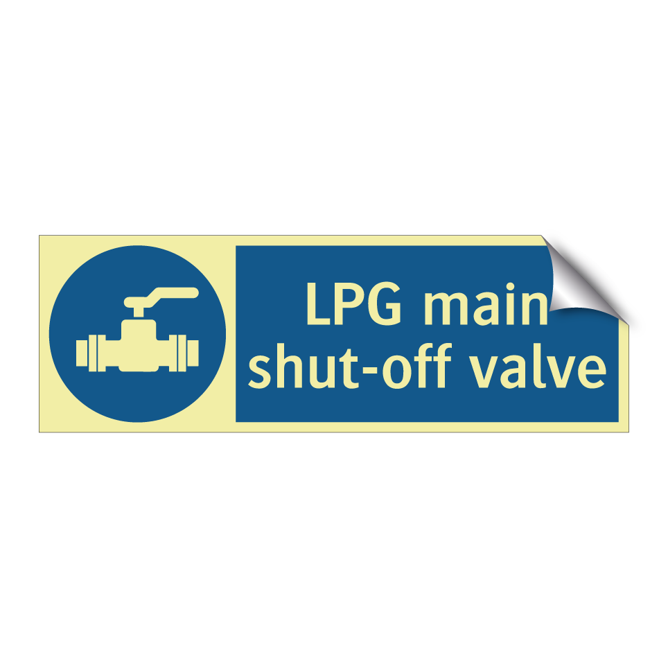 LPG main shut-off valve