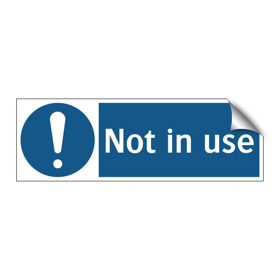 Not in use