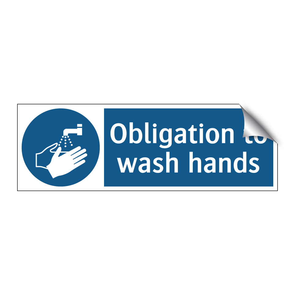 Obligation to wash hands
