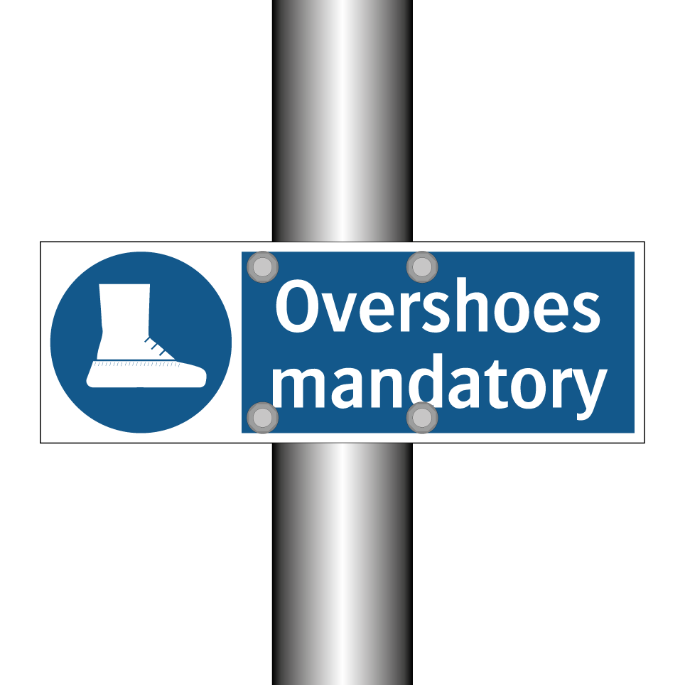 Overshoes mandatory