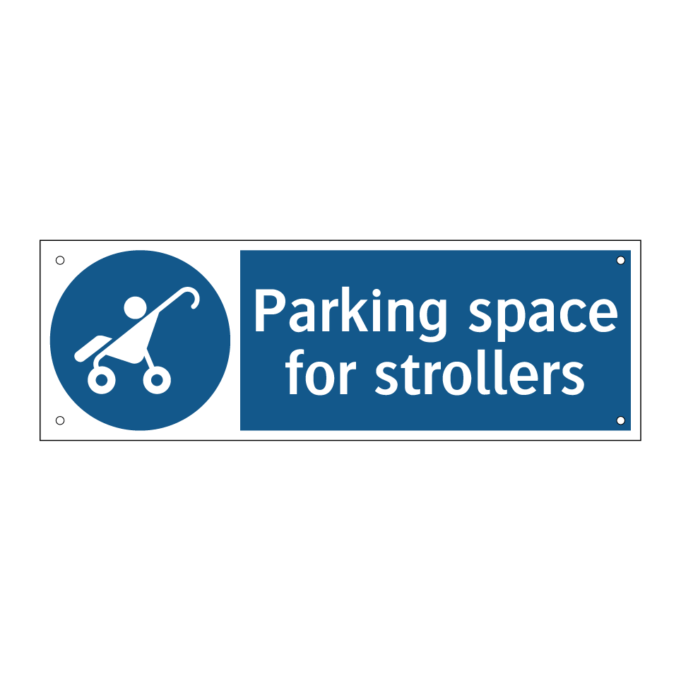 Parking space for strollers