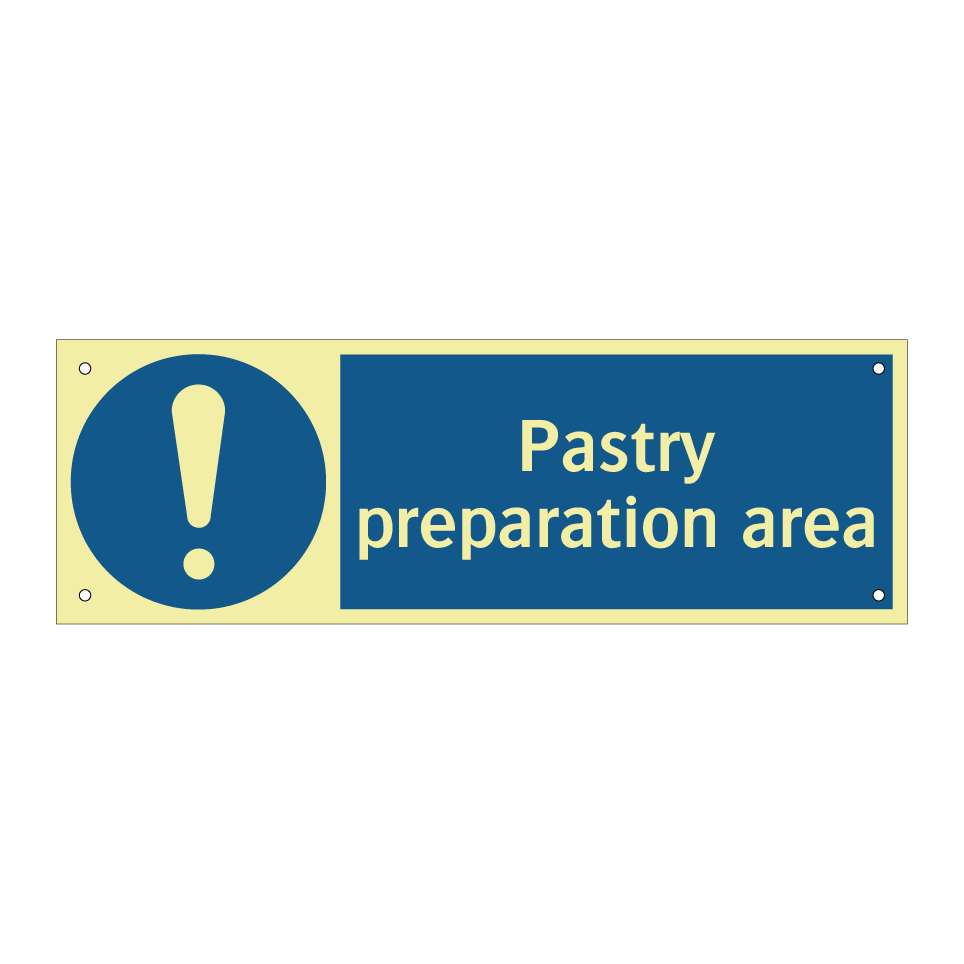 Pastry preparation area