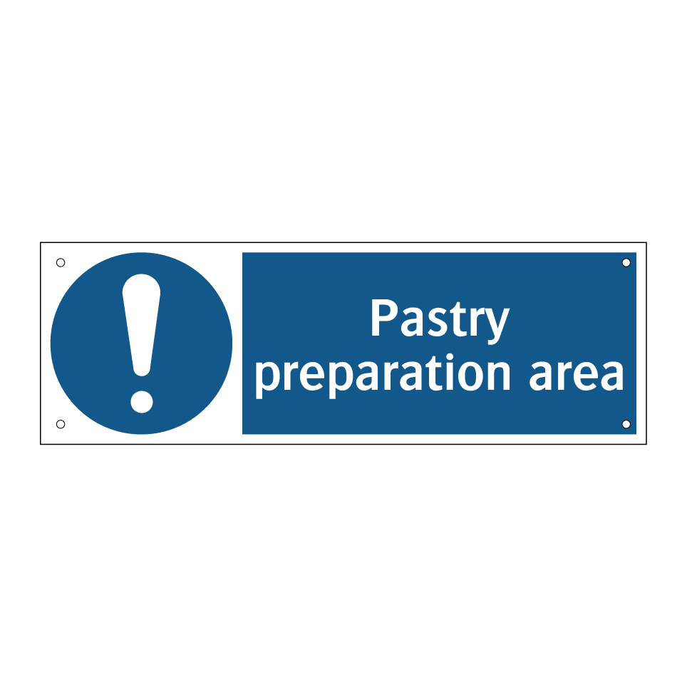 Pastry preparation area