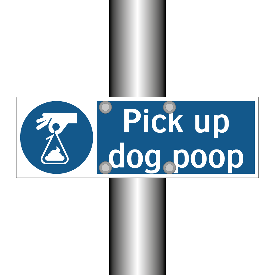 Pick up dog poop