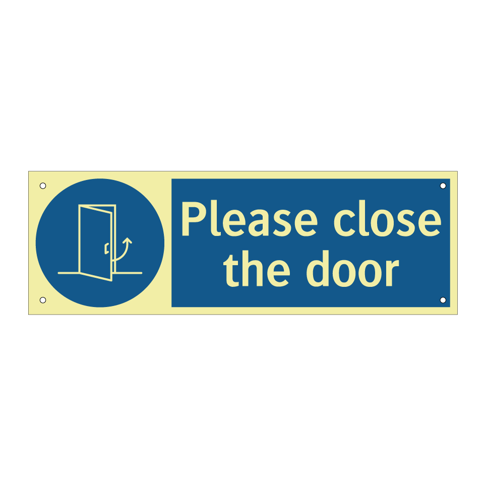 Please close the door