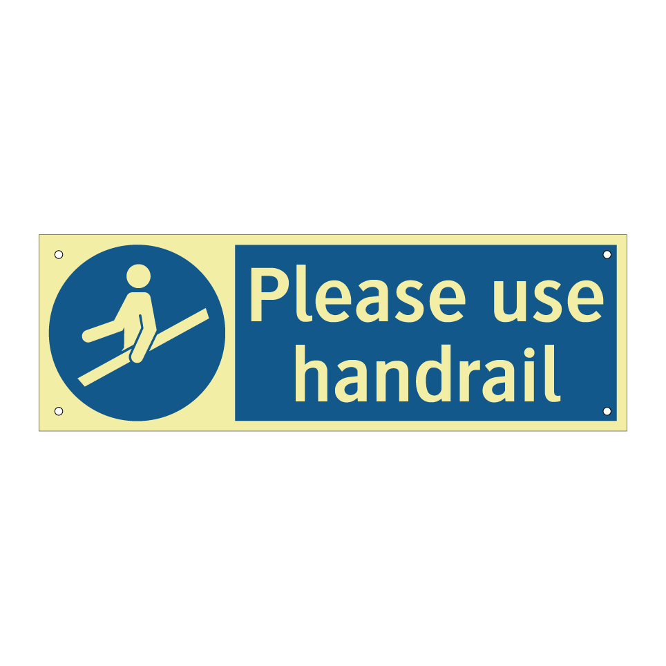 Please use handrail