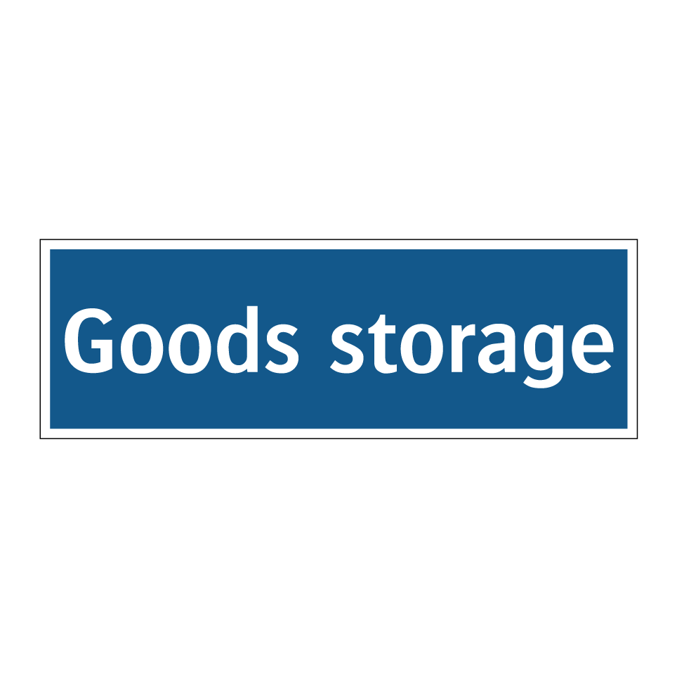 Goods storage