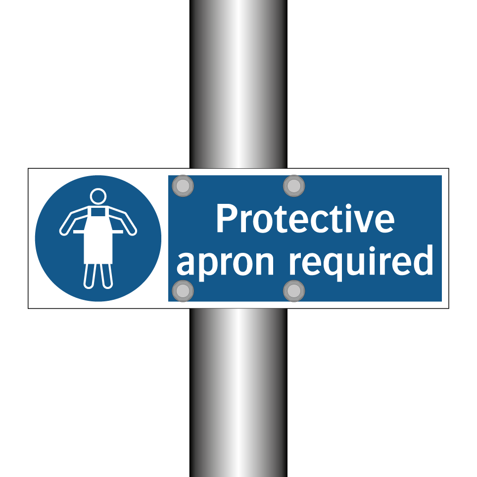 Protective apron required