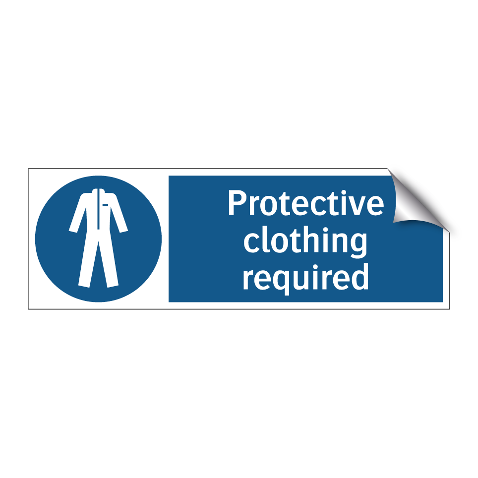 Protective clothing required