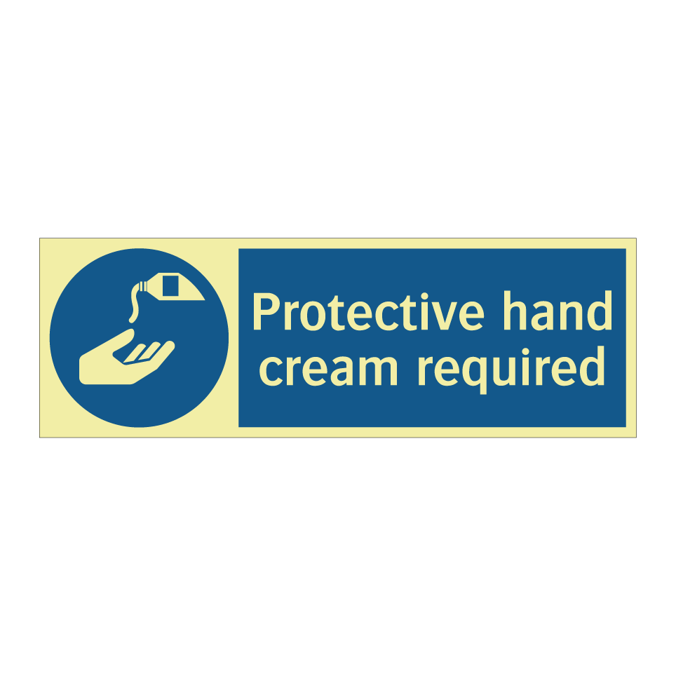 Protective hand cream required