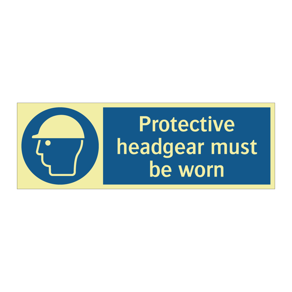 Protective headgear must be worn