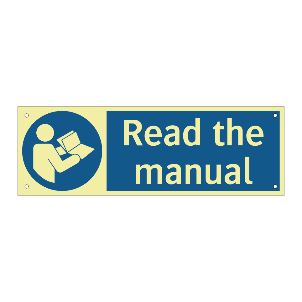 Read the manual