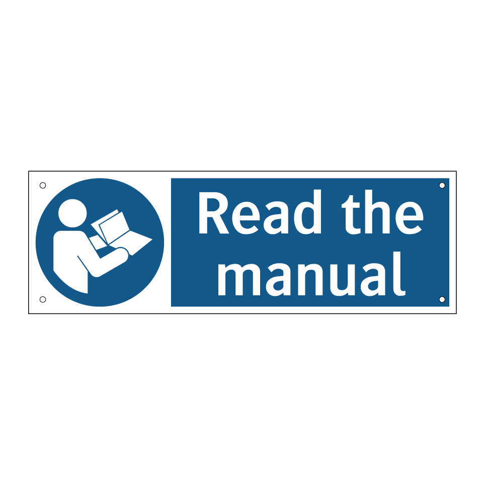 Read the manual