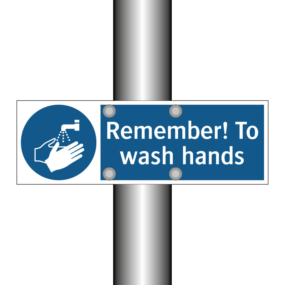 Remember! To wash hands