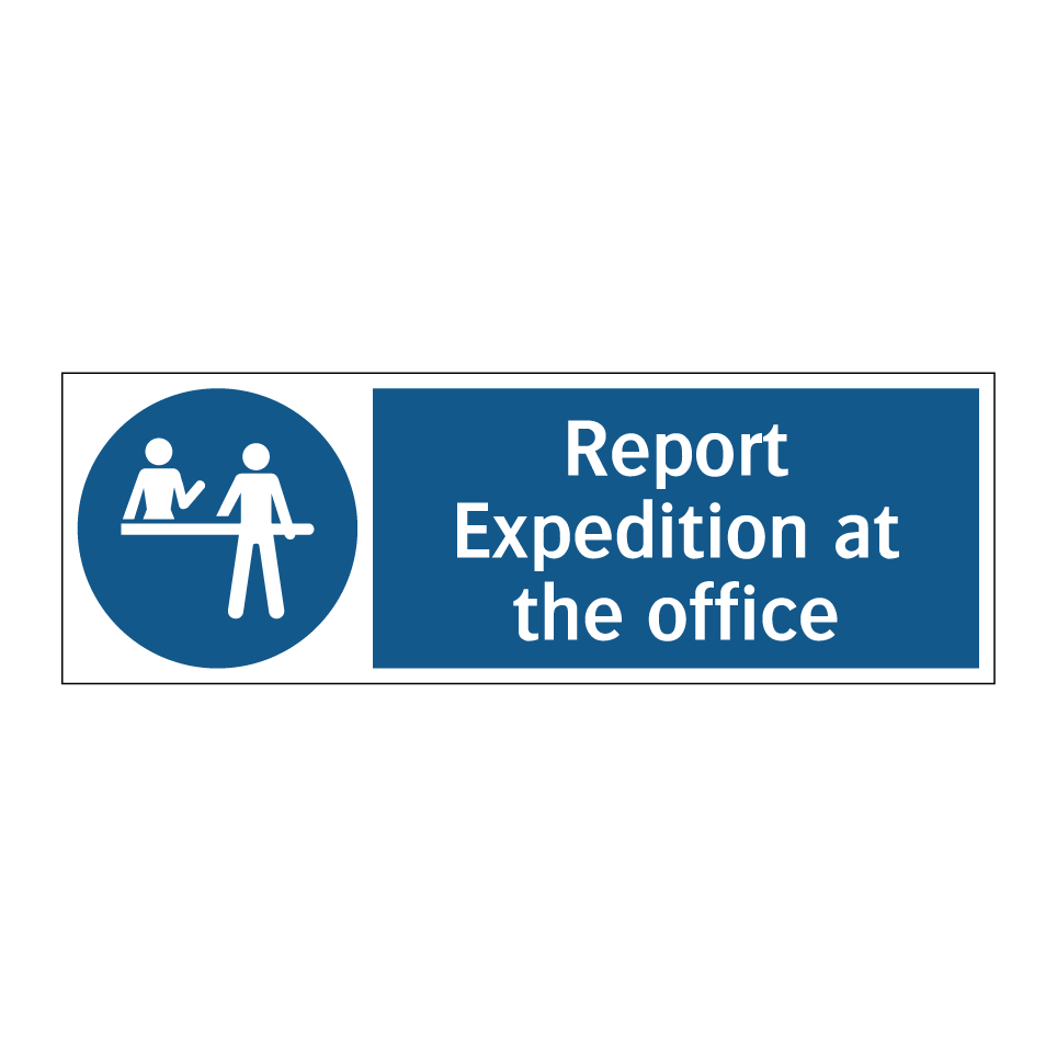 Report Expedition at the office