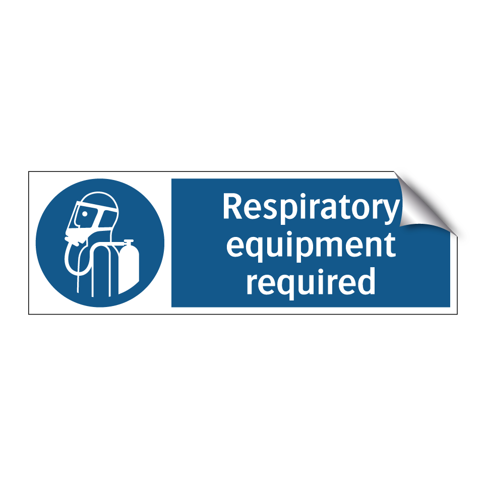 Respiratory equipment required