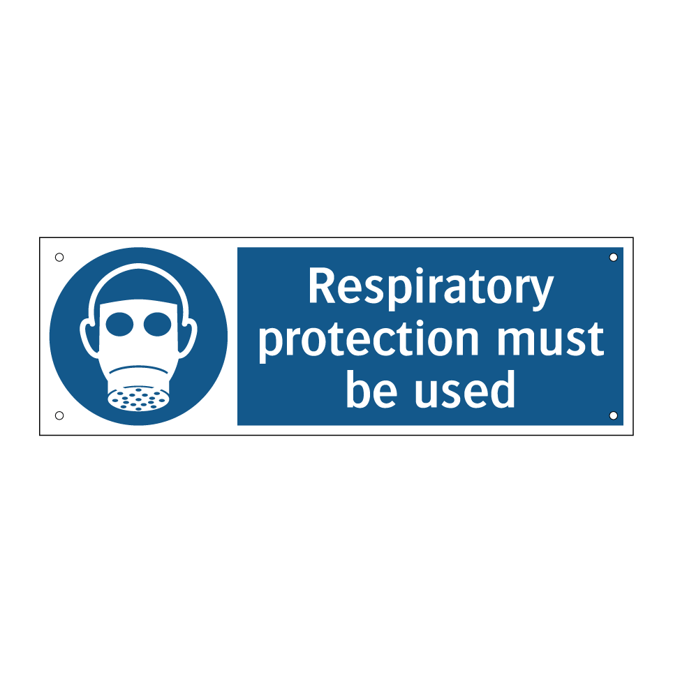 Respiratory protection must be used
