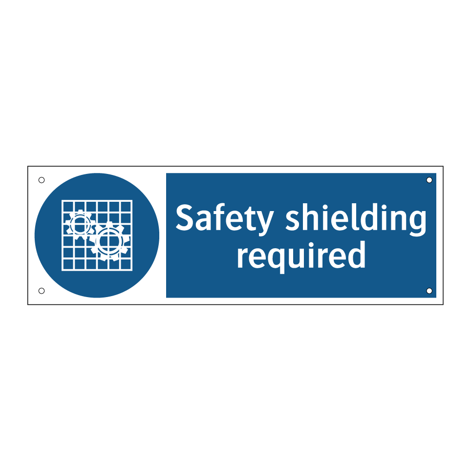 Safety shielding required