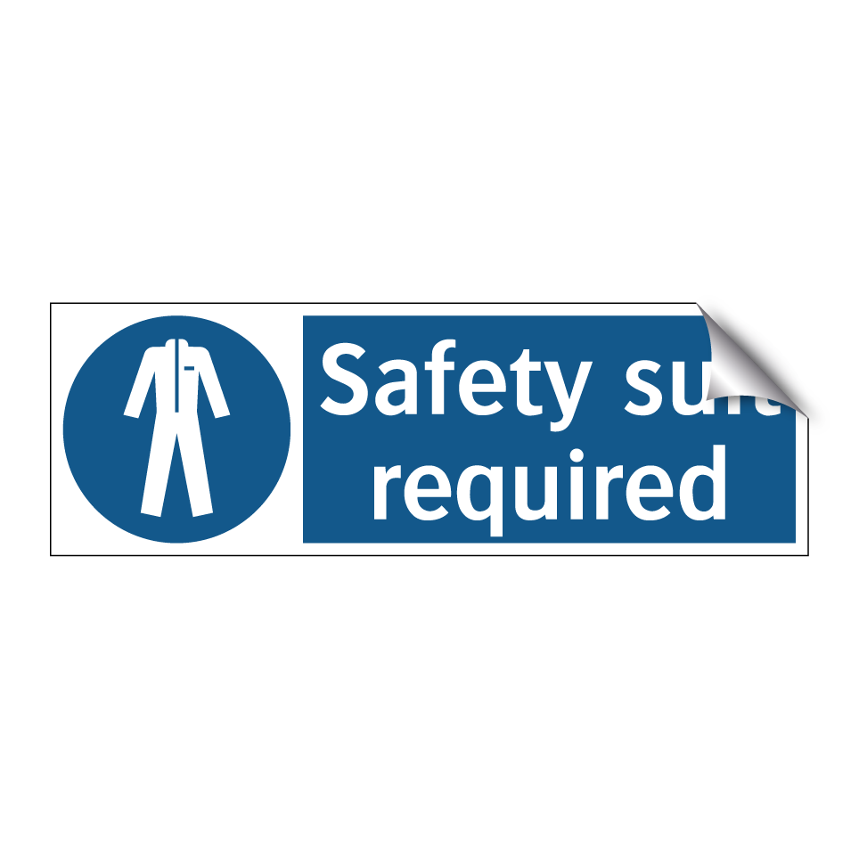 Safety suit required