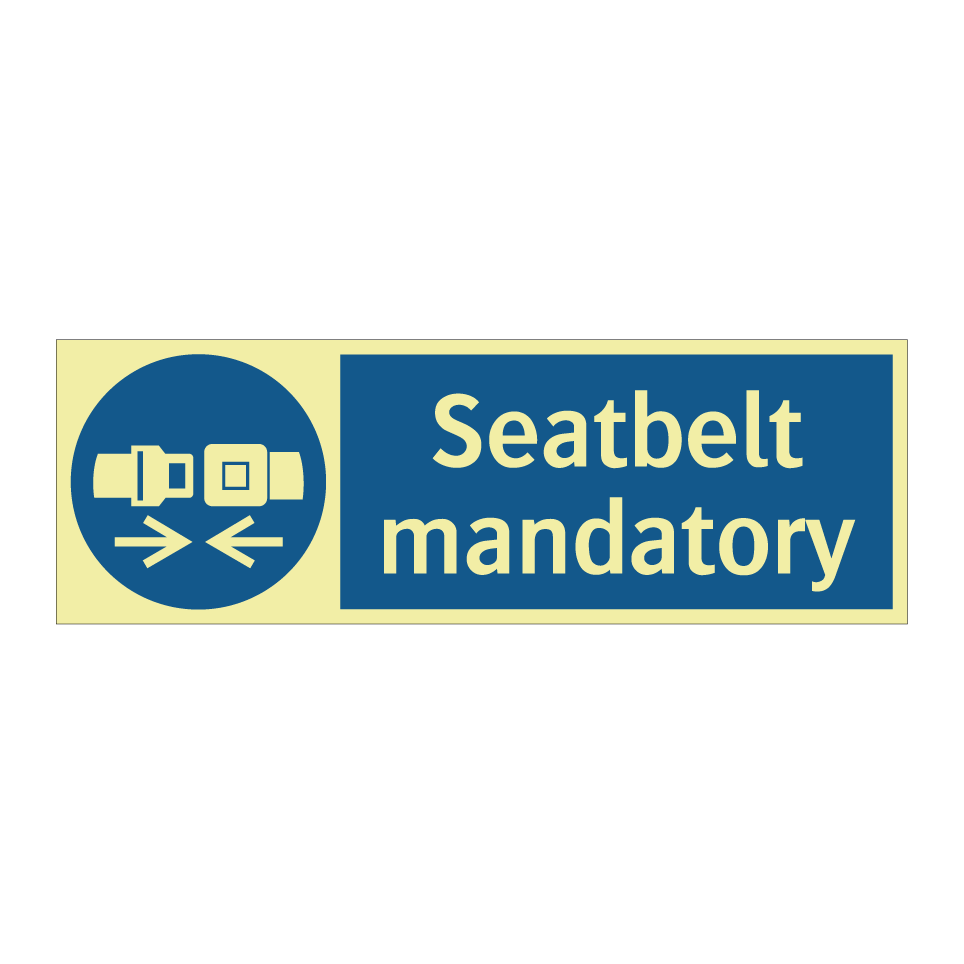 Seatbelt mandatory