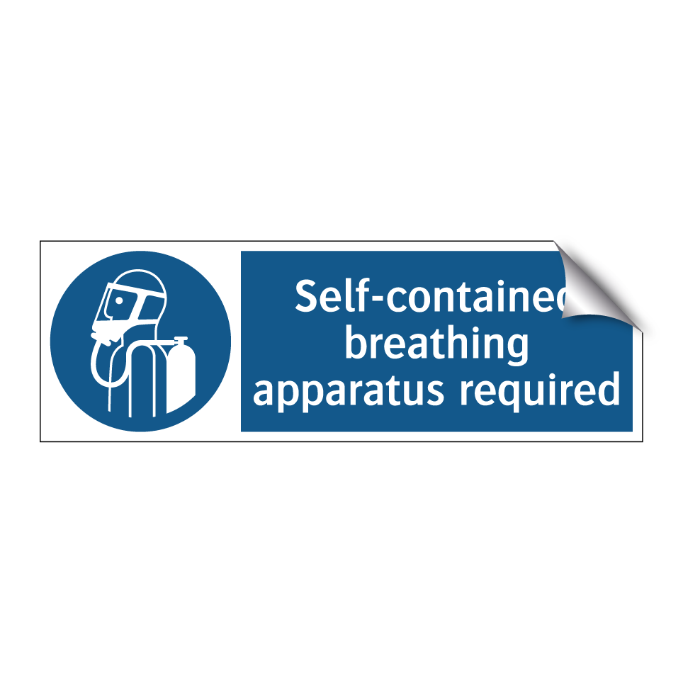 Self-contained breathing apparatus required